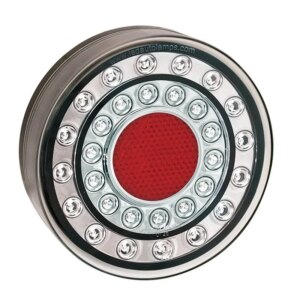 LED mistlicht in chroomlook | 12-24v | 40cm. kabel | MaXilamp1XCFE-MaXilamp1XCFE-MaXilamp1XCFE