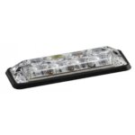 Ultra platte Slimline LED flitser 4 LED's | R65 | Amber | 10-30v | S11F4002--S11F4002-3