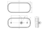 LED achterlicht met dynamisch knipperlicht | 12-24v | 5-PIN | VC-2310B5-FT-230 NT COF LED DI BAJONET 5PIN-VC-2310B5-10