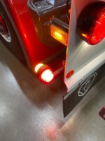 links| LED pendellamp | haakse steel | heldere lens | 12-24v | MB-1011RA-LD 2620-MB-1011RA-7