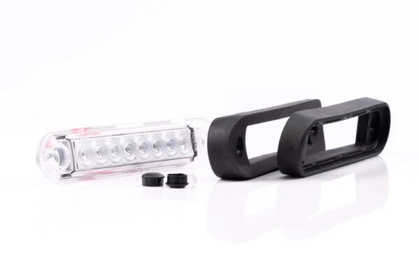 LED markeringslicht -lang amber | 12-24v | 0