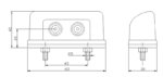LED kentekenverlichting | 12-36v | M10KV-300R-FT-016/A LED-M10KV-300R-2