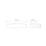 LED flitser 3 LED's | R65 | slimline | amber | 10-30v | SLED3DVAR65-SLED3DVAR65-SLED3DVAR65-2