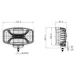OZZ XO 1 LED verstraler | Wit-Ovaal | 8160 lumen | 88106-88106-88106-5