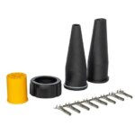 8-PIN's bajonet aansluiting links zonder kabel | V10AC-101B8--V10AC-101B8