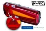 LED Trailer Neon trailerlicht links 12-24v 7-PIN's AMP | VC-5001B7-LZD 2654-VC-5001B7-5