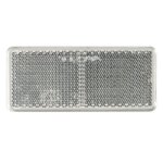 Witte reflector | 90 x 40mm. | 3m-plakstrip | VRF-500W-DOB-035 B-VRF-500W