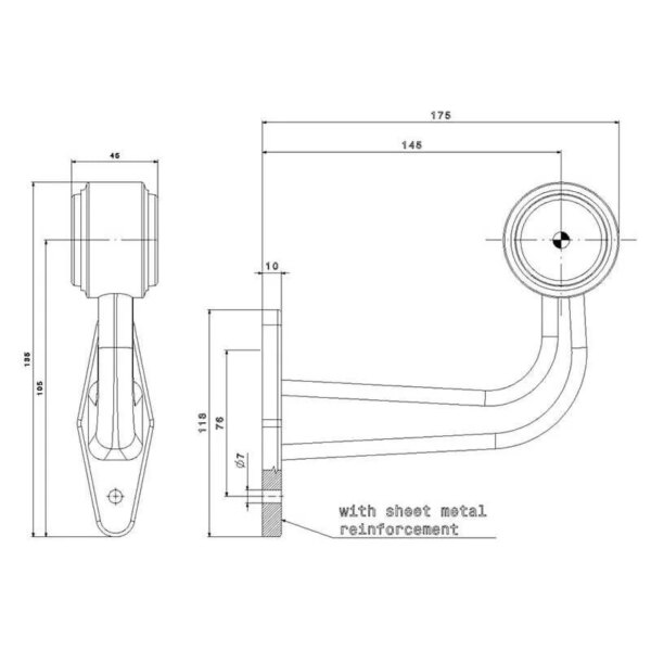 5mm². connector | M10BV-621RW-FT-009 F LED QS150 (NO SET ONLY LEFT VERSION)-M10BV-621RW-3