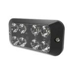 LED flitser 8-LED | R65 | amber | 12-24v | ED3788A-ED3788A-ED3788A