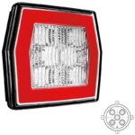 LED achteruitrijlicht met achterlicht | 12-24v | 5-PIN aansluiting | V10C2-770B5-FT-124 LED BAJONET-V10C2-770B5-2