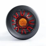 LED darklook achterlicht zwart 12-24v 100cm kabel