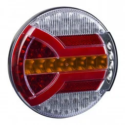 LED achterlicht met dynamisch knipperlicht | 12-24v | 150cm. kabel | V14C4-140D-LZD 2342-V14C4-140D
