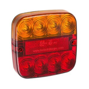 LED compact achterlicht met kentekenverlichting | 12v | 50cm. kabel | 99ARL-99ARL-99ARL