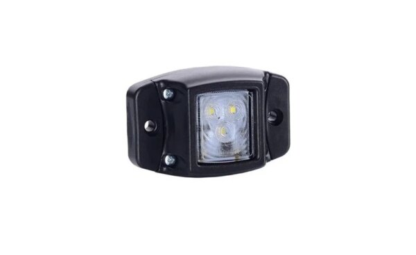 LED markeringslicht wit met beugel | 12-24v | 50cm. kabel | MV-4100W-LD 437-MV-4100W