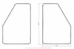 Rechts | LED achterlicht driehoek | 12v | 5-functie | 5-PIN | VC-3302B5-FT-277 P LED BAJONET 5PIN-VC-3302B5-8