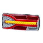 Links | LED achterlicht dynamisch knipperlicht | 12-24v | 150cm. kabel | V14C7-901-LZD 2300-V14C7-901-2