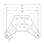 LED zwaailampbalk | R65 | 1586mm | 10-30v | compleet flitsend | EQBT1586R65A-EQBT1586R65A-EQBT1586R65A-6