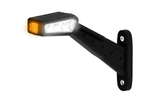 Links | LED breedtelamp | 12-36v | 30cm. kabel | rood-wit-amber | MB-1461RWA-FT-146 L LED-MB-1461RWA-3