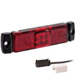 LED markeringslicht rood | 12-24v | 1
