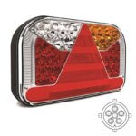 Rechts | LED achterlicht zonder kentekenlicht | 12-36v | 6-PIN | V10C6-532B6-FT-170 P NT LED BAJONET 6 PIN-V10C6-532B6