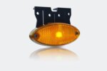 LED markeringslicht ovaal amber met steun | 12-24v | 0.75mm.2 connector | MV-5860A--MV-5860A