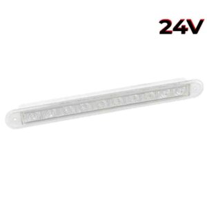 LED achteruitrijlicht slimline transparante lens | 24v 40cm. kabel | 235W24E-235W24E-235W24E