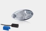 LED markeringslicht ovaal wit | 12-24v | 0