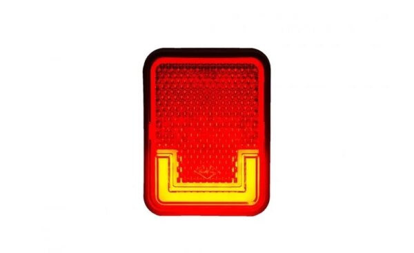 LED markeringslicht neon rood met beugel | 12-24v | 50cm. kabel | MV-3500R-LD 2744-MV-3500R-6