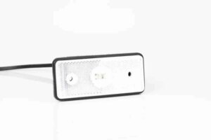 LED markeringslicht wit | 12-24v | 50cm. kabel met 0