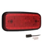 LED markeringslicht rood | 12-24v | 1