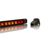 LED achterlicht Slimline universeel dynamisch knipperlicht kabel 12-24V 50cm kabel-LZD 3141-VC-5710-4