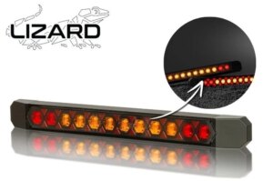 LED achterlicht Slimline universeel 12-24V 50cm kabel-LZD 3140-VC-5700