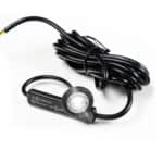 LED markeerlicht wit met R65 flitser 12-24v 200cm kabel