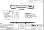LED flitsbalk amber | 13 serie | ECE-R65 amber | transparant | 1250mm | 24 LED's | 13-00006-E - Afbeelding 3
