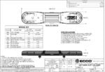 LED flitsbalk amber | 13 serie | ECE-R65 amber | 1000mm | 16 LED's | 13-00011-E - Afbeelding 3