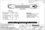 LED flitsbalk amber | 13 serie | ECE-R65 amber | 1500mm | 12 LED's | 13-00023-E - Afbeelding 4