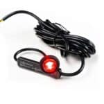 LED markeerlicht rood/wit/amber 12-24v 200cm kabel - Afbeelding 3