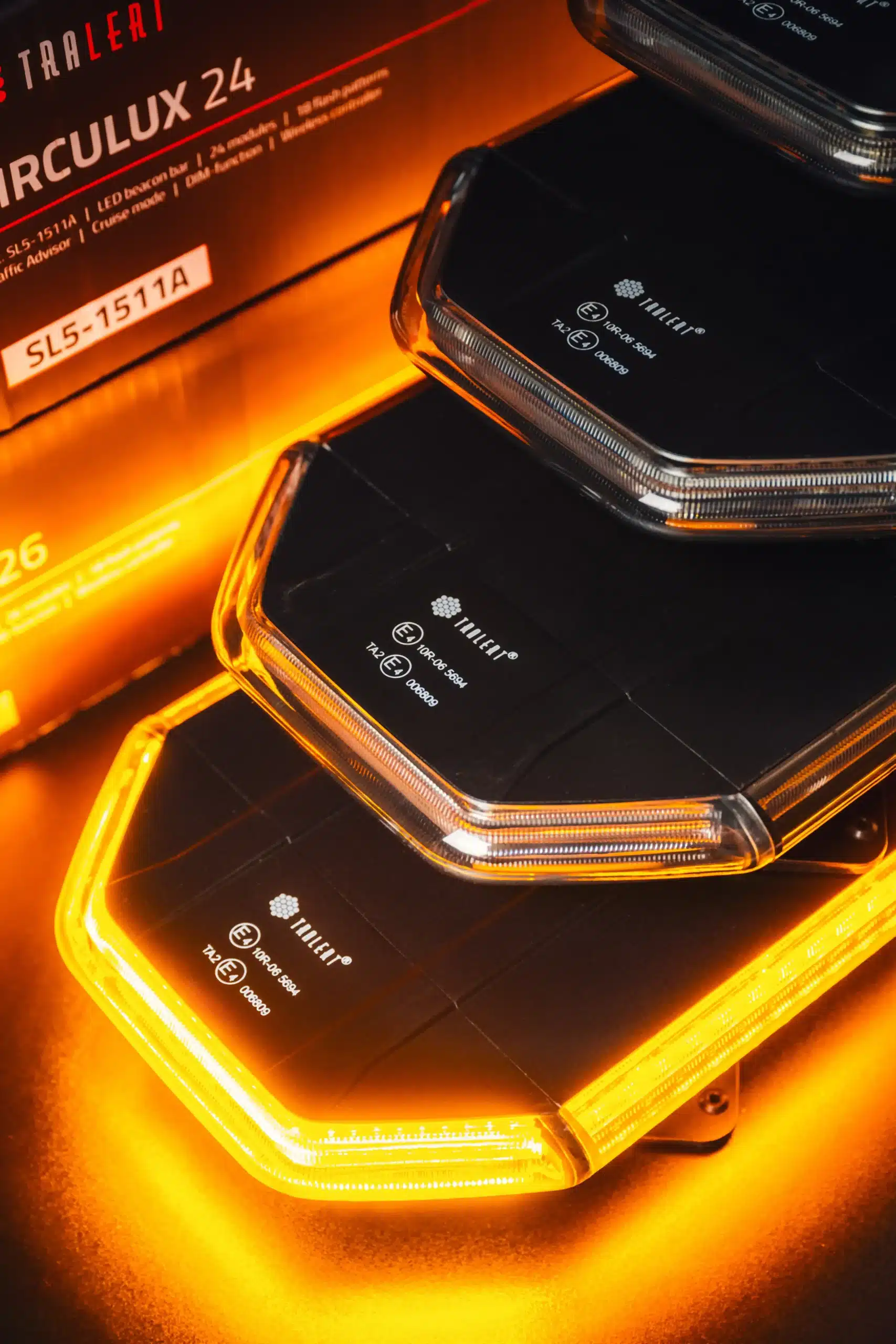 LED waarschuwingsbalk – Dark Look 2