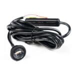 LED markeerlicht rood met R65 flitser 12-24v 200cm kabel - Afbeelding 7