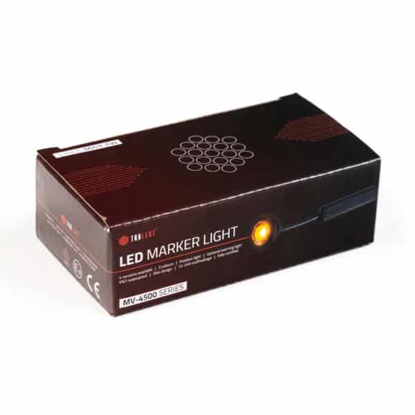 LED markeerlicht wit met R65 flitser 12-24v 200cm kabel - Afbeelding 8