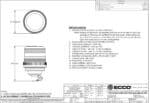 LED zwaailamp amber | 12-24v | Mini DIN-flexi ECCOLED | R65 | EB5016A - Afbeelding 2