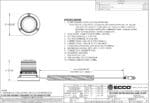 LED zwaailamp amber | 12-24v | Magneet ECCOLED | R65 | EB5017A - Afbeelding 2