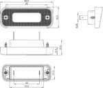 LED kentekenlamp inbouw 12-24v | MK-1700 - Afbeelding 5