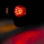 LED dark pendellamp links, haakse steel, 12-24v, 50cm kabel - Afbeelding 2