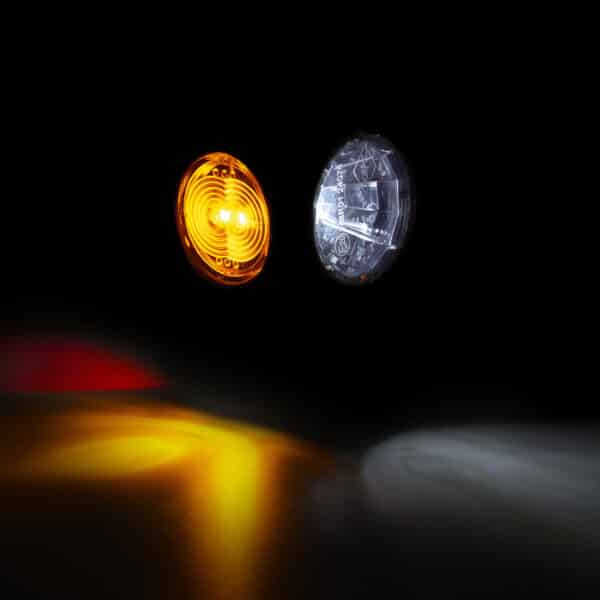 LED Breedtelamp links rood/wit/amber 12-24v 0,5m+1,5mm² con - Afbeelding 4