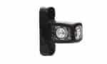 LED Breedtelamp rood-wit-amber 12-24v 21cm kabel