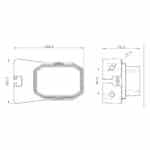 LED markeringslicht wit | 12-24v | 50cm. kabel | MV-2760W - Afbeelding 3