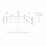 LED markeringslicht wit | 12-24v | 50cm. kabel | 1,5mm². connector | MV-2920W - Afbeelding 4