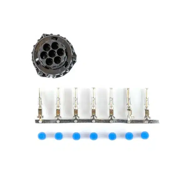 7-PIN's AMP connector Female - Afbeelding 1