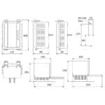 Connectionbox hoog model 16x ingang IP54 - Afbeelding 2
